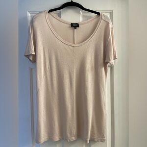 Girlfriend Collective Flowy Light Pink T-Shirt
